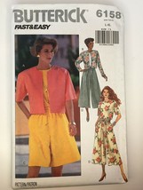 Butterick Sewing Pattern 6158 Fast Easy Jacket Top Split Skirt Casual UC L XL - £9.42 GBP