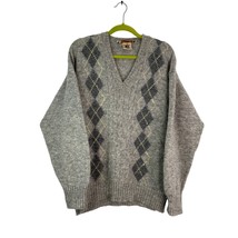 Quills Woolen Market Sweater Mens XL Shetland Wool Ireland Hand Crafted ... - £21.53 GBP