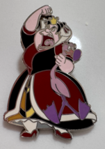 Disney Pin Angry Queen Of Hearts Holding Flamingo Alice In Wonderland 2009 - $14.84