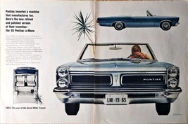 Pontiac Le Mans Quick Wide Tracks 2 page ad 1964 vintage print ad - £9.99 GBP