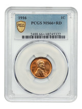 1916 1C PCGS MS66+RD - $1,069.43