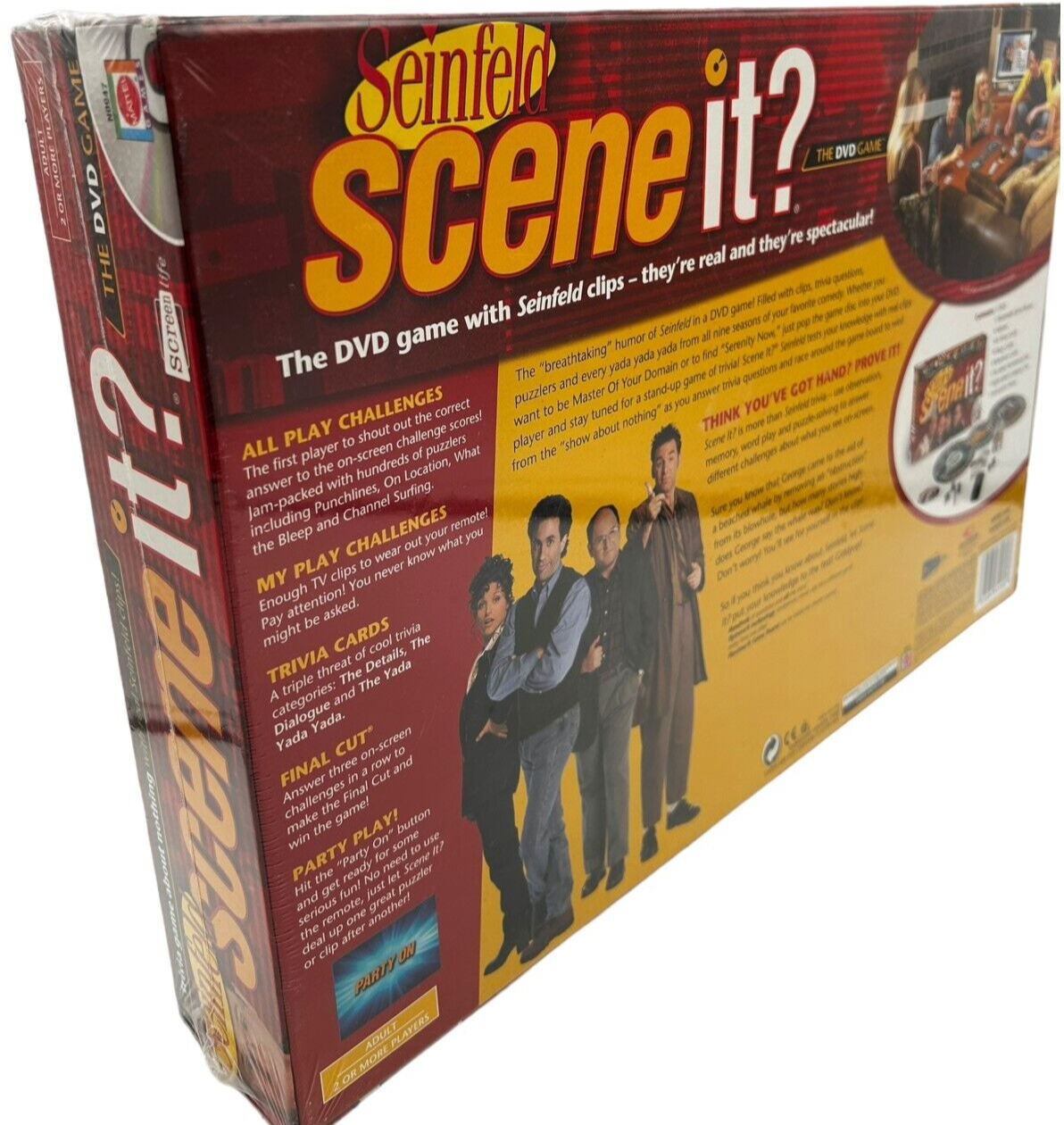 Seinfeld Edition Scene It? DVD Board Game: NEW  SEALED! Mattel 2008 Item image 4