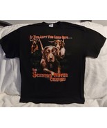 DOG DOGS PUPPY IF YOU AIN&#39;T THE LEAD DOG THE SCENERY NEVER CHANGES T-SHI... - £10.56 GBP