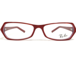 Ray-Ban Eyeglasses Frames RB5117 2216 Red Clear Purple Rectangular 51-14... - $51.28