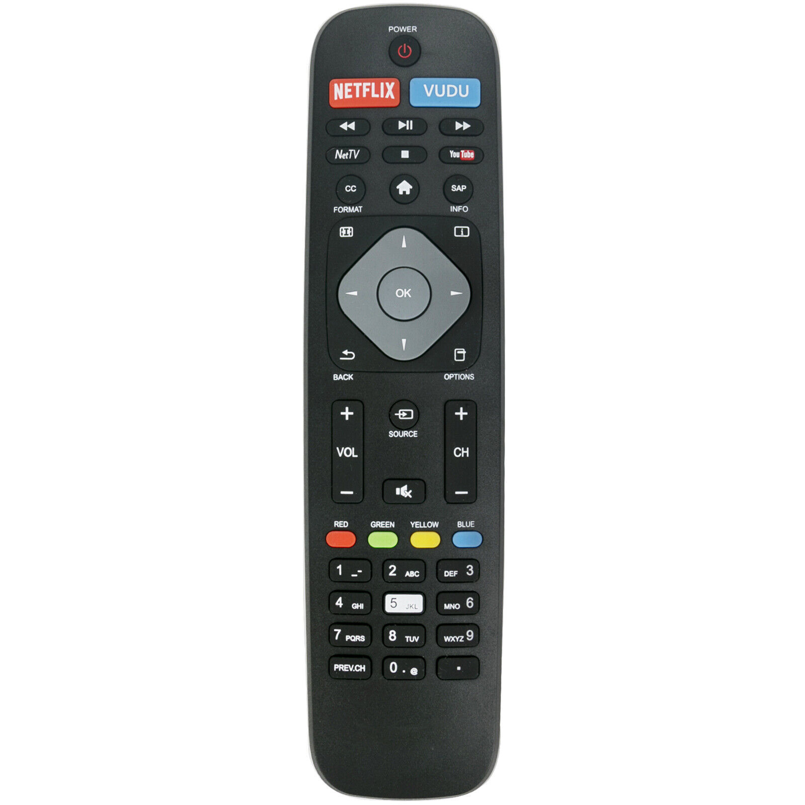 Primary image for New TV Remote Control for Philips 43PFL5602/F7 43PFL5603 55PFL5402/F7 55PFL5602