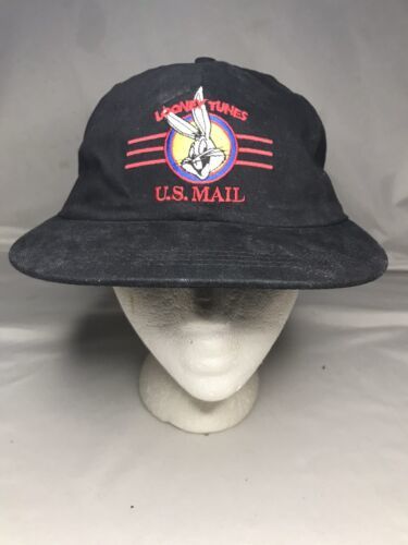 Primary image for Vintage Looney Tunes US Mail Snapback Hat Bugs Bunny Stamp Collection USA 1997