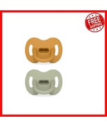 Breastfeeding-Friendly Silicone Baby Pacifiers 6-18  - Mustard/Green - $532.12 MXN