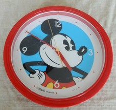 Awesome vintage Lorus Japan Mickey Mouse Wall clock in good working order - $35.00