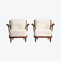 Nordic Modern Designer Vintage Swedish SvanteSkogh Pair Lounge Accent Armchairs  - £37,406.83 GBP