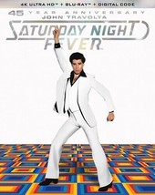 Saturday Night Fever (45th Year Anniversary) [New 4K UHD Blu-ray] With Blu-Ray - £33.01 GBP