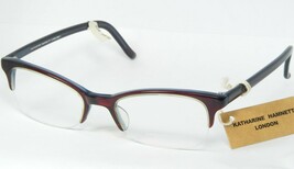 KATHARINE HAMNETT LONDON KH571-6 BURGUNDY UNIQUE EYEGLASSES GLASSES 51-1... - $1,824.73 MXN