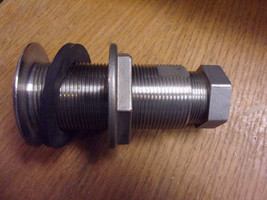 Marine Boat 1-1/2&quot; stainless  Thru Hull Fitting 3-7/8&quot; long with nut and... - £50.27 GBP