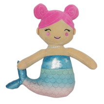 Your Zone Mermaid Ocean Shiny Shimmery Plush Stuffed Animal 2020 18&quot; - £19.55 GBP