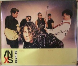 Inxs Affiche Grand Bande Shot Vintage - $44.81