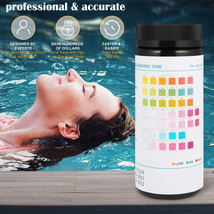 7-In-1 50Pcs Chlorine Dip Test Strips Hot Tub Spa Swimming Pool Ph Tester Paper - £18.66 GBP