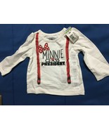 Disney Girl&#39;s Minnie For Class President Top 3-6 Month *NEW W/TAGS* e1 - $6.99
