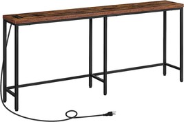 Hoobro Bf1801Xg01 70-Inch Console Table With Two Power Outlets And Two Usb - £76.63 GBP