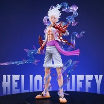 Anime One Piece Luffy GEAR 5 Nika Sun God Action Figure Collection Statue 20 CM - $36.99