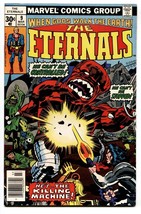 THE ETERNALS #9  Karkas cover-Comic Book Marvel 1976 VF - £40.71 GBP