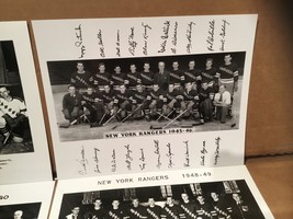 NHL New York Rangers Team Photo 1945-46 - £4.36 GBP