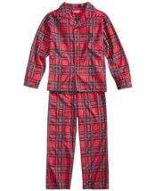 Family Pajamas Little &amp; Big Kids Boys Plaid Pajama Set Brinkley Plaid Size 2T-3T - £28.92 GBP