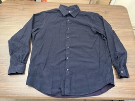 Hart Schaffner Marx Men&#39;s Purple Button-Down Long-Sleeve Shirt - XL - $10.99