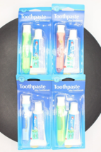 4 Pack! Lil&#39; Drugstore Crest Travel Toothpaste &amp; Toothbrush, 0.85oz - $16.82