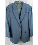 Zimerman&#39;s vintage blue pinstripe blazer sport coat 42 Salisbury Lexington - £10.64 GBP