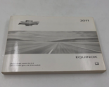 2011 Chevrolet Equinox Owners Manual Handbook OEM L02B05087 - £21.91 GBP