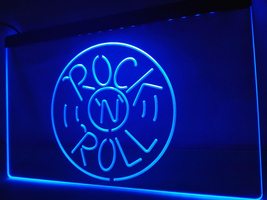 Rock and Roll Illuminated Led Neon Sign Home Decor, Room, Lights Décor Art Craft - £20.77 GBP+