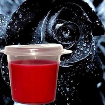 Black Rose &amp; Oud Scented Soy Wax Candle Melts Shot Pots, Vegan, Hand Poured - £12.78 GBP+