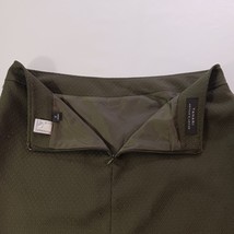 Tahari by Arthur S Levine Women's Back Zip & Slit A-Line Green Skirt Size 12 image 14
