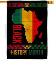 I am Black Histiry Month - Impressions Decorative House Flag H192429-BO - £29.21 GBP