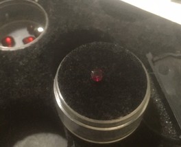 Garnet, Faceted Round Garnet 4mm Red Garnet, Natural Gemstone .4Ct Calibrated - £2.70 GBP