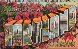 Greetings from Portland Oregon Postcard PC349 - £3.91 GBP