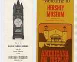 Hershey Museum Brochure World Famous Apostle Clock  - $17.82
