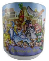 Walt Disney World Remember The Magic Coffee Mug Cup 25th Anniversary 1996 - £5.50 GBP