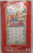 Leisure Arts Felt Calendar Sequined Needlework Kit: Fruit Basket 1985 Ne... - £7.49 GBP