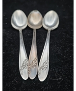 3 Oneida Community Queen Bess II | Tudor Plate Silverplate Spoons Teaspo... - $439.62 MXN