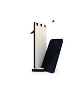 Wooden Desktop Organizer, Artisan-Crafted Phone and Pen Stand, Laser-Cut... - $18.00