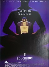 2000 Jaipur Homme Boucheron Cologne Spanish Colombia Full Page Ad - Rare - £5.32 GBP