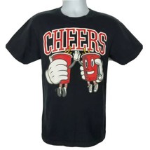 Ecko Unltd Cheers Beer Pong Red Solo Cup Shirt Size M Black - £11.50 GBP