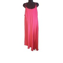 A New Day Women&#39;s Size 3X Orange/with Pink Sheen Asymmetrical Midi Slip ... - £11.70 GBP