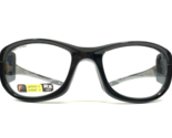 Rec Specs Athletic Goggles Frames ALL PRO 203 Polished Black Gray Wrap 6... - $74.58