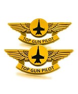 TOP GUN WINGS PILOT COSTUME  BADGES PINS - $9.78