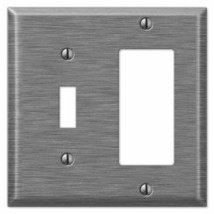 Creative Accents Antique Nickel Steel - 1 Toggle/1 Rocker Wallplate COMB... - £6.39 GBP