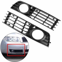For 2002-2005 Audi A4 B6 Front Lower Bumper Fog Light Driving Lamp Grill Cover - £23.59 GBP