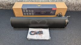 StageSound Solo Mini Stereo Soundbar 4 RGB Modes, Bluetooth, USB, 3.5mm NEW - $24.99