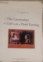 &quot;Girl with a Pearl Earring&quot; Cross Stitch Pattern -The Fine Arts Heritage Society - £10.05 GBP