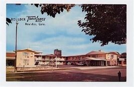 Travelodge Motel Postcard Boulder Colorado - $9.90